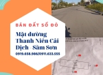 Bán đất sổ đỏ mặt đường Thanh Niên Cải dịch thành phố Sầm Sơn