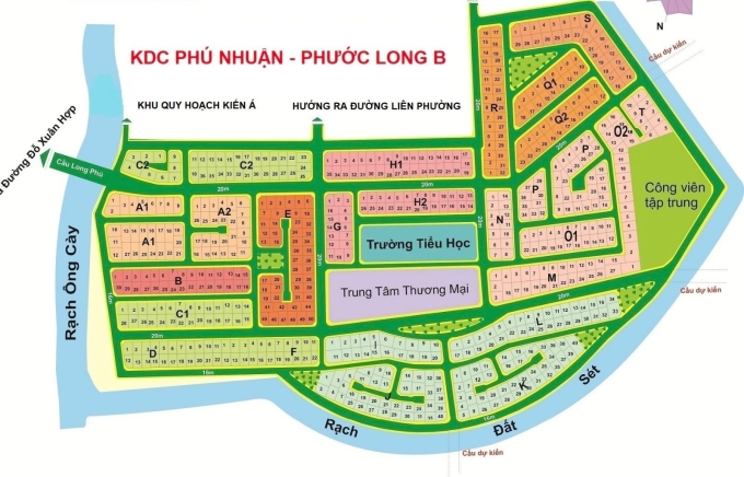 Bán nền đất diện tích 280m2, vị trí tương lai phù hợp kinh doanh tại KDC Phú Nhuận, PLB, Quận 9