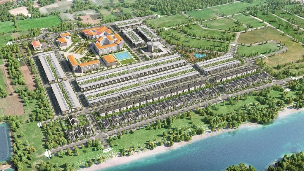 Phối cảnh tổng thể dự án Goldland Cồn Khương tại Ninh Kiều, Cần Thơ