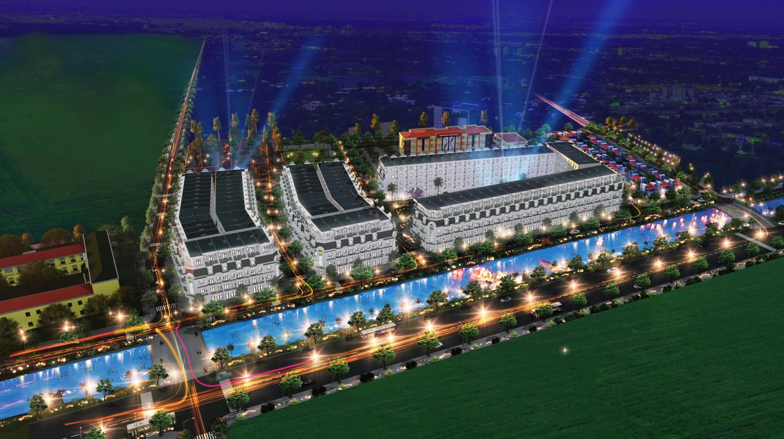 Phối cảnh tổng thể dự án Khu đô thị QLC Yên Phong