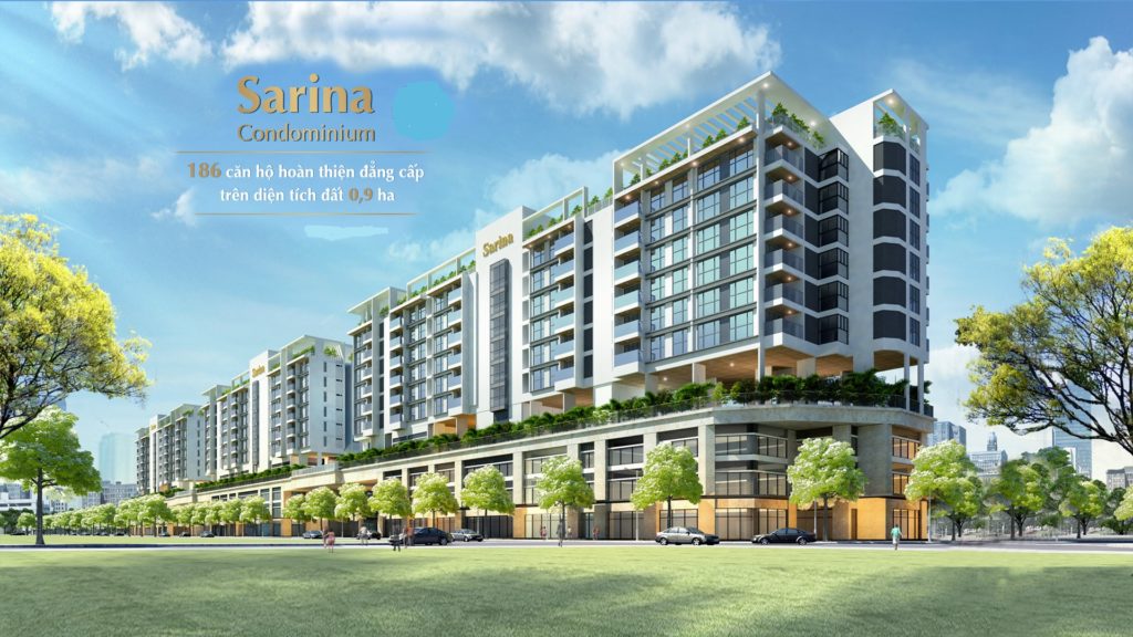 Phối cảnh tổng thể dự án Sarina Condominium