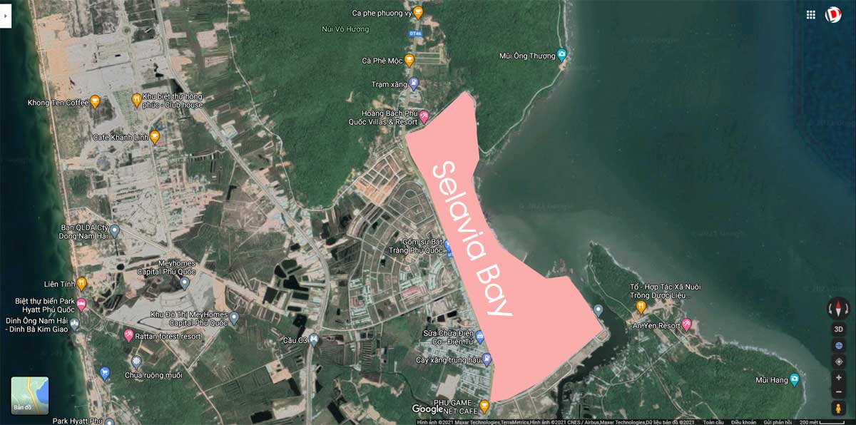 Vị trí dự án Selavia Bay Phú Quốc